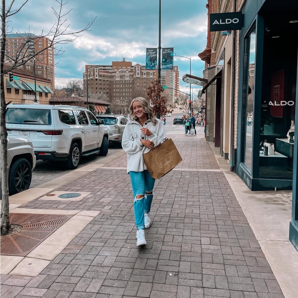Cozy White Women's Crew Neck Sweater